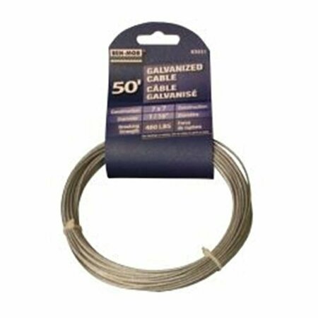 BEN-MOR CABLES Cbl Precut 1/4inx50ft Galv 83045